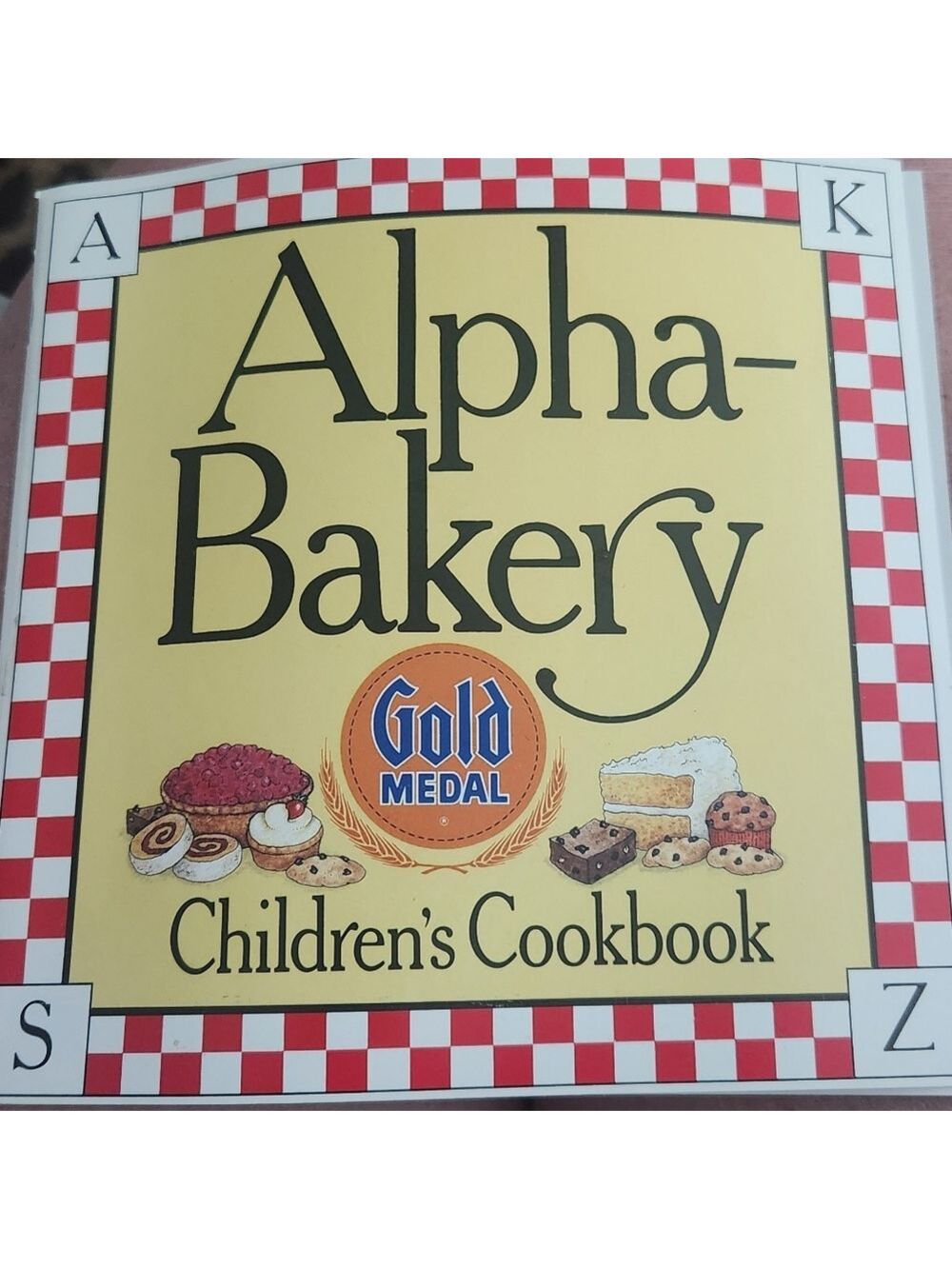 Vtg Alpha-Bakery Children's Cookbook